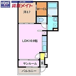 ハイシード平和 1階/-