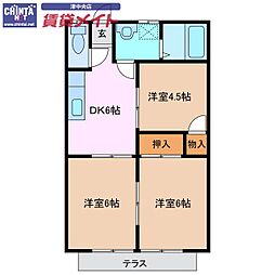 デリラ白塚A 1階/-