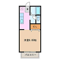 コンフォール鼓ヶ浦Ｂ 202 ｜ 三重県鈴鹿市寺家１丁目（賃貸アパート1K・2階・25.92㎡） その2