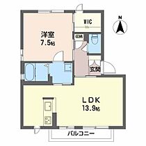 キャトルセゾン西条　B棟 202 ｜ 三重県鈴鹿市西条９丁目（賃貸アパート1LDK・2階・50.04㎡） その2