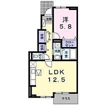 ブリリアント寺家IIＢ 102 ｜ 三重県鈴鹿市寺家町（賃貸アパート1LDK・1階・46.24㎡） その2