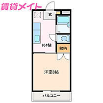 フォレスト末広  ｜ 三重県鈴鹿市野町東2丁目（賃貸マンション1K・3階・26.44㎡） その2