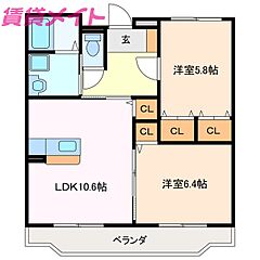物件の間取り