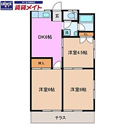海岸ハイツ 1階/-