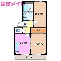 エスポアヒルズ 2階