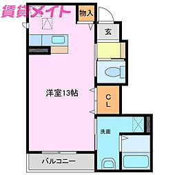 ブリリアント白子II 1階/-