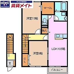 エトワル II 2階