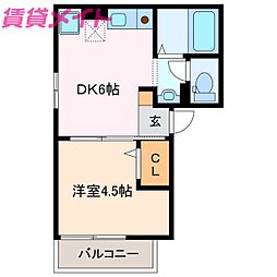 ヤマハハイツ江島本町II 1階/-