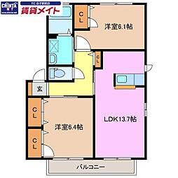 コータ・コートW B棟 2階