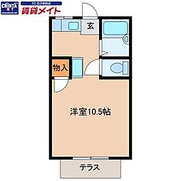 前田ハイツB棟 1階/-