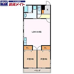 マンションひょうたん島 3階