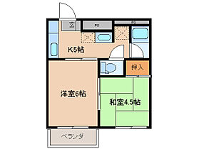 ヴィラ・ローズガーデン 202 ｜ 三重県伊勢市御薗町高向（賃貸アパート2K・2階・29.81㎡） その2