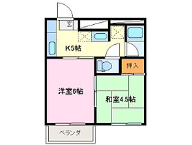 ヴィラ・ローズガーデン 203 ｜ 三重県伊勢市御薗町高向（賃貸アパート2K・2階・29.80㎡） その2