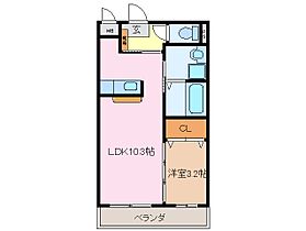 Ｌａ　ｍｉａ　ｃａｓａ 107 ｜ 三重県伊勢市田尻町（賃貸マンション1LDK・1階・33.58㎡） その2