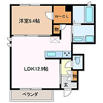 クラウン　エステート　倭 102 ｜ 三重県伊勢市神田久志本町（賃貸マンション1LDK・1階・43.84㎡） その2