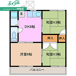 コーポ桝屋 2階/-