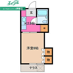 サンシャインA 1階/-