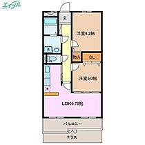 クレセールヴァンブ  ｜ 三重県伊勢市田尻町（賃貸マンション2DK・1階・55.96㎡） その2