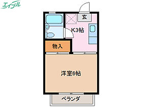 ブセナテラス  ｜ 三重県伊勢市楠部町（賃貸アパート1K・2階・18.01㎡） その2