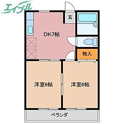 コーポエフ 1階