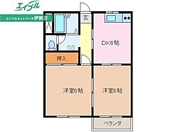 ウッディーベルA棟 2階