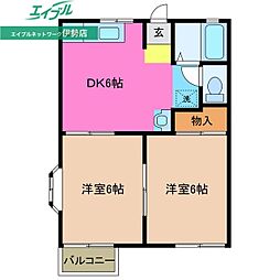 ネオハイツオークA棟 2階