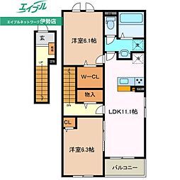 カーサ ヴィオーラ I 2階/-