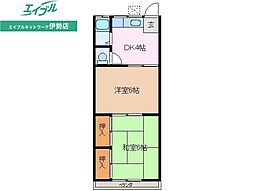 第2晴海ハイツ 2階/-
