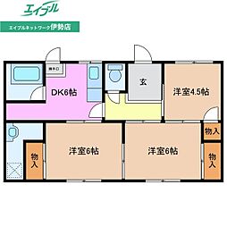 ハウス東大淀 A棟 1階/-