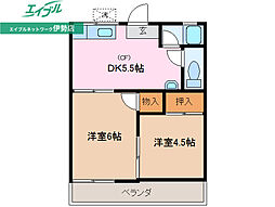 コーポなにわ 2階/-