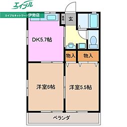 コーポアイリス 2階/-