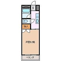 クィーンズコートＤ棟 103 ｜ 三重県津市藤方（賃貸アパート1K・1階・24.75㎡） その2