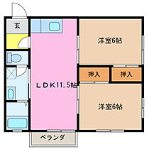 エバーグリーン久居 211 ｜ 三重県津市久居小野辺町（賃貸アパート2LDK・2階・48.00㎡） その2