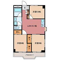 AKATSUKIマンション 103 ｜ 三重県津市藤方（賃貸マンション3LDK・1階・63.36㎡） その2