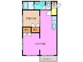 ハイツソレイユ 106 ｜ 三重県津市川方町（賃貸アパート1LDK・1階・43.74㎡） その2