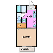 ルイーズ21 103 ｜ 三重県津市久居野村町（賃貸アパート1K・1階・25.95㎡） その2