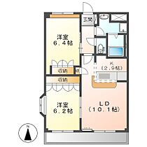 クローバー・グリーンII 205 ｜ 三重県松阪市曽原町（賃貸アパート2LDK・2階・57.85㎡） その2