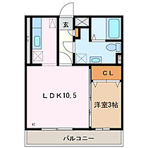 ツーファイブ 202 ｜ 三重県松阪市嬉野中川新町２丁目（賃貸アパート1LDK・2階・35.00㎡） その2