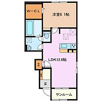 リラ 103 ｜ 三重県津市戸木町（賃貸アパート1LDK・1階・50.13㎡） その2