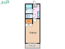 トーヨーハイム  ｜ 三重県津市久居東鷹跡町（賃貸マンション1K・3階・25.00㎡） その2