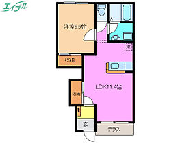 ｆｏｒｅｓｔ  ｜ 三重県津市庄田町（賃貸アパート1LDK・1階・44.52㎡） その2