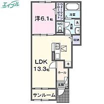 オリーブ　ヒル  ｜ 三重県津市高茶屋小森町（賃貸アパート1LDK・1階・50.05㎡） その2