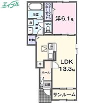 オリーブ　ヒル  ｜ 三重県津市高茶屋小森町（賃貸アパート1LDK・1階・50.01㎡） その2