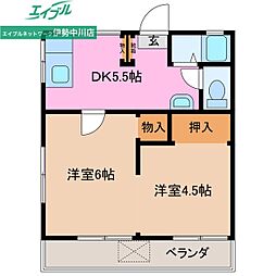 🉐敷金礼金0円！🉐グリーンコーポ　Ａ