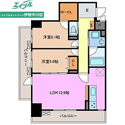 ラフィーネ 2階/-