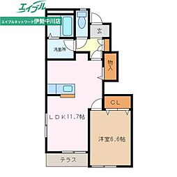 アンソレイェ 1階