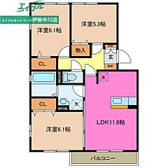 物件の間取り