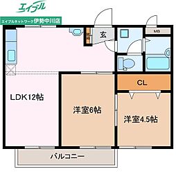 リプルスハイツ B棟 1階/-