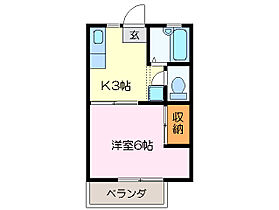 ジュネスよこわ A5 ｜ 三重県松阪市駅部田町（賃貸アパート1K・1階・21.84㎡） その2