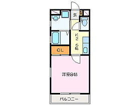 レジデンスミツ 1 ｜ 三重県松阪市田村町（賃貸アパート1K・1階・27.54㎡） その2